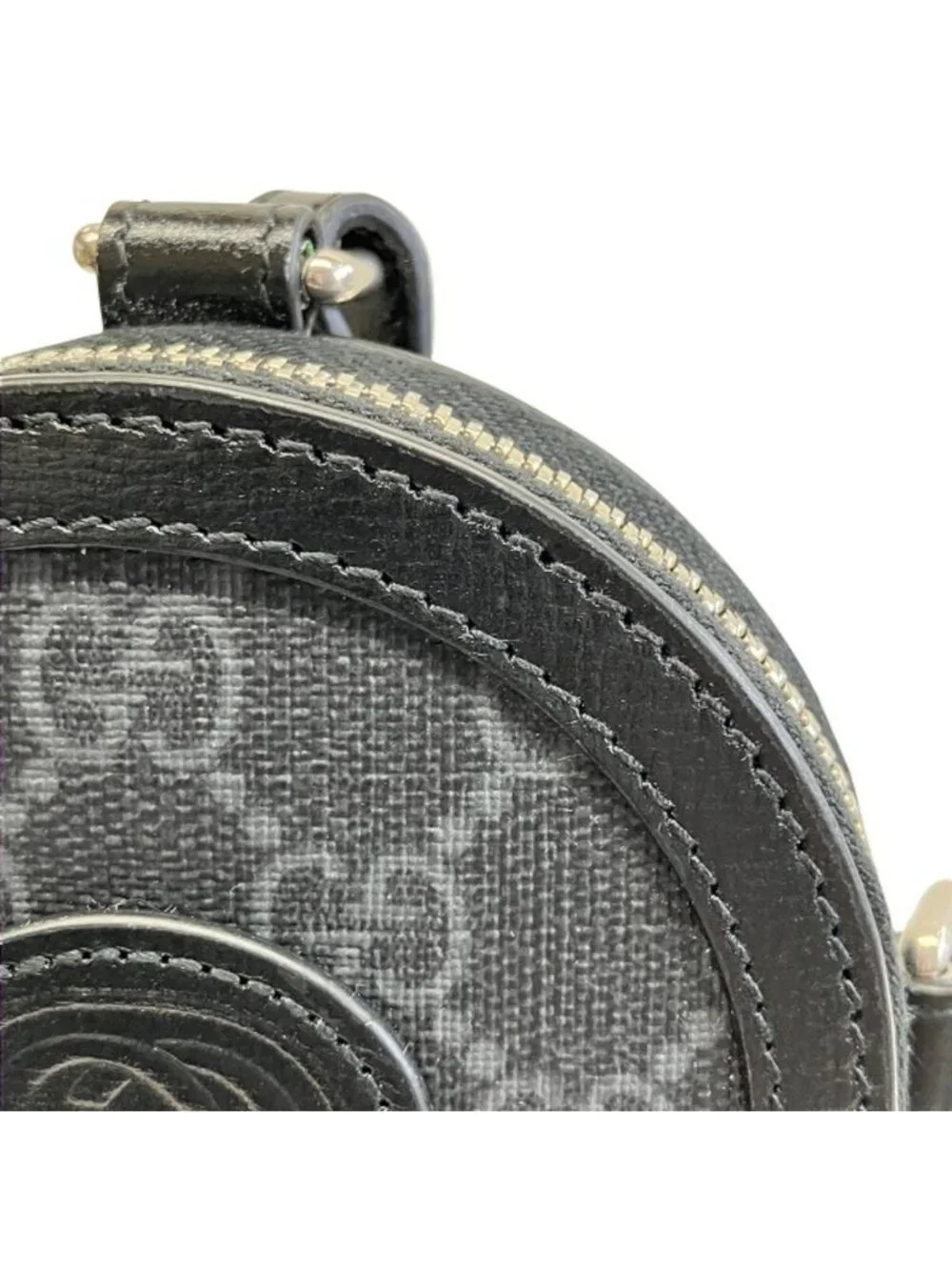 Gucci GG Supreme Shoulder Bag Canvas Leather